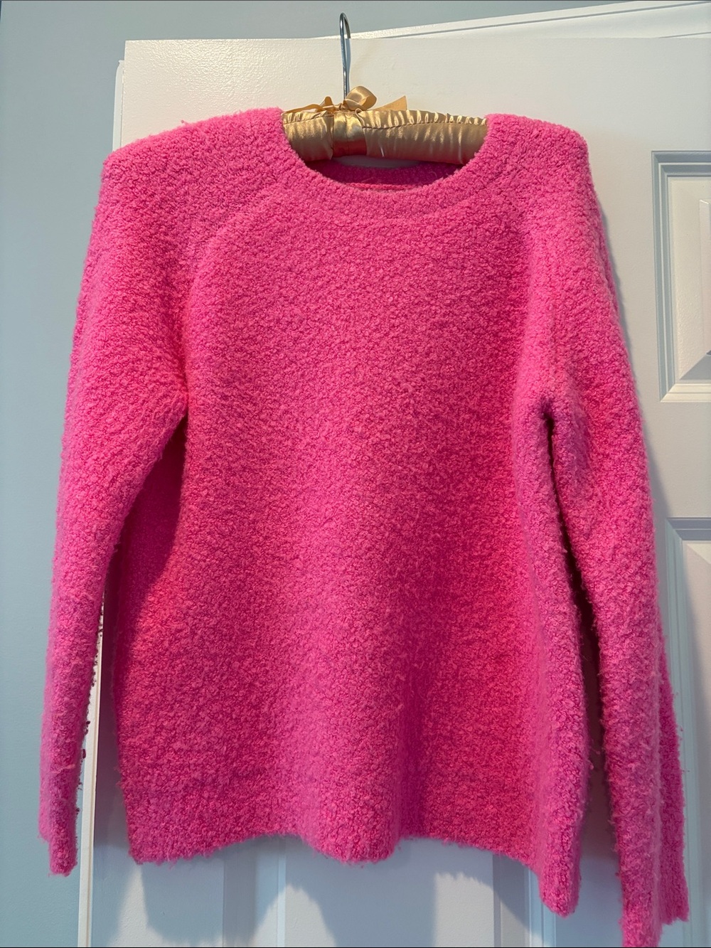 LOFT Bubblegum Pink Crewneck Sweater